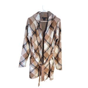 Tahari Sweater Hoodie Cardigan – Women’s Medium